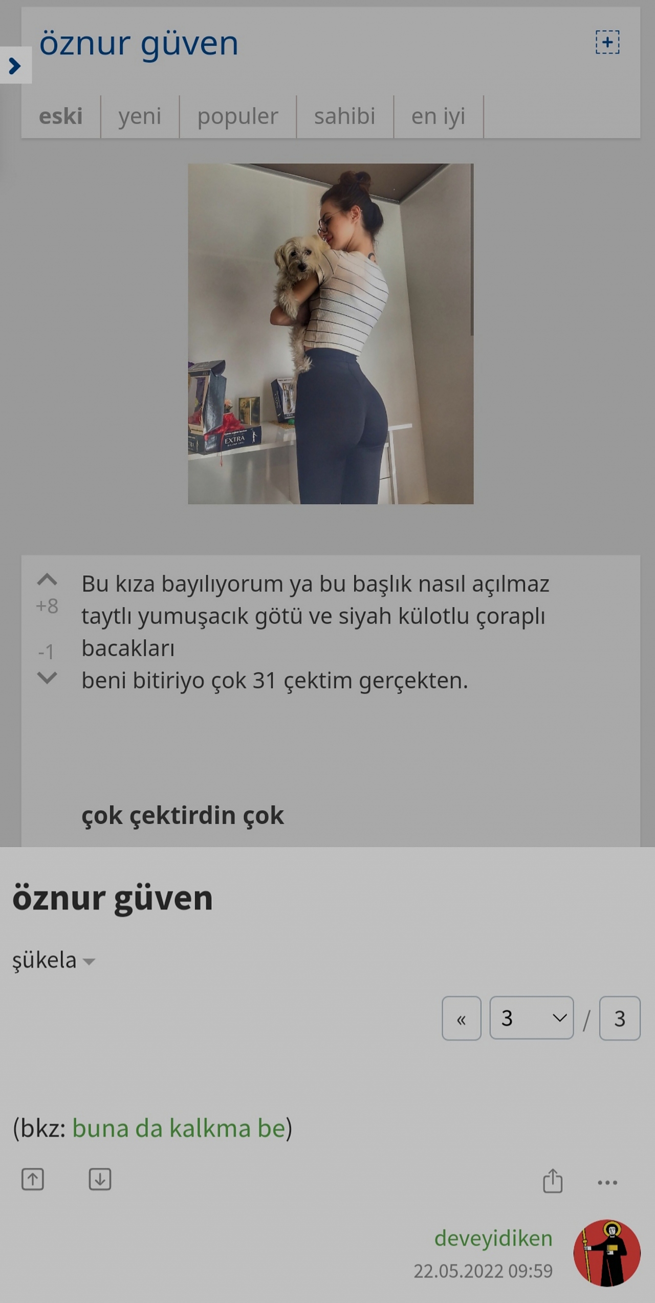 inci sözlükteki öznur güven başlığında yalnızca - inci sözlük